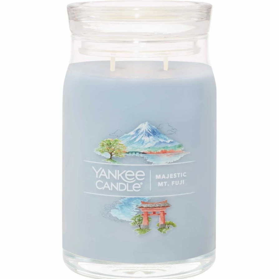 Home Decor * | Best Deal Yankee Candle Large Majestic Mt. Fuji Signature Jar Candle