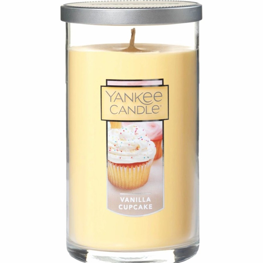 Home Decor * | Deals Yankee Candle Vanilla Cupcake Medium Perfect Pillar Candle