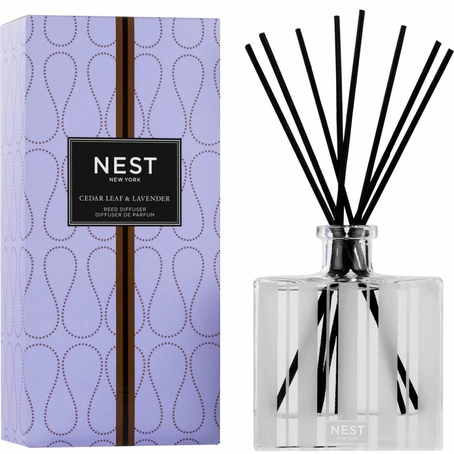 Home Decor * | Flash Sale Nest New York Nest Fragrances Cedar Leaf And Lavender Reed Diffuser