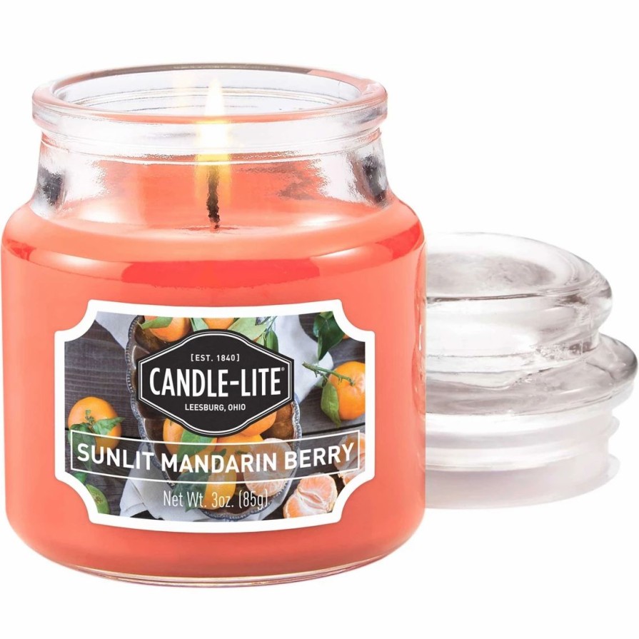 Home Decor * | Top 10 Candle-Lite Sunlit Mandarin Berry 3 Oz. Jar Candle