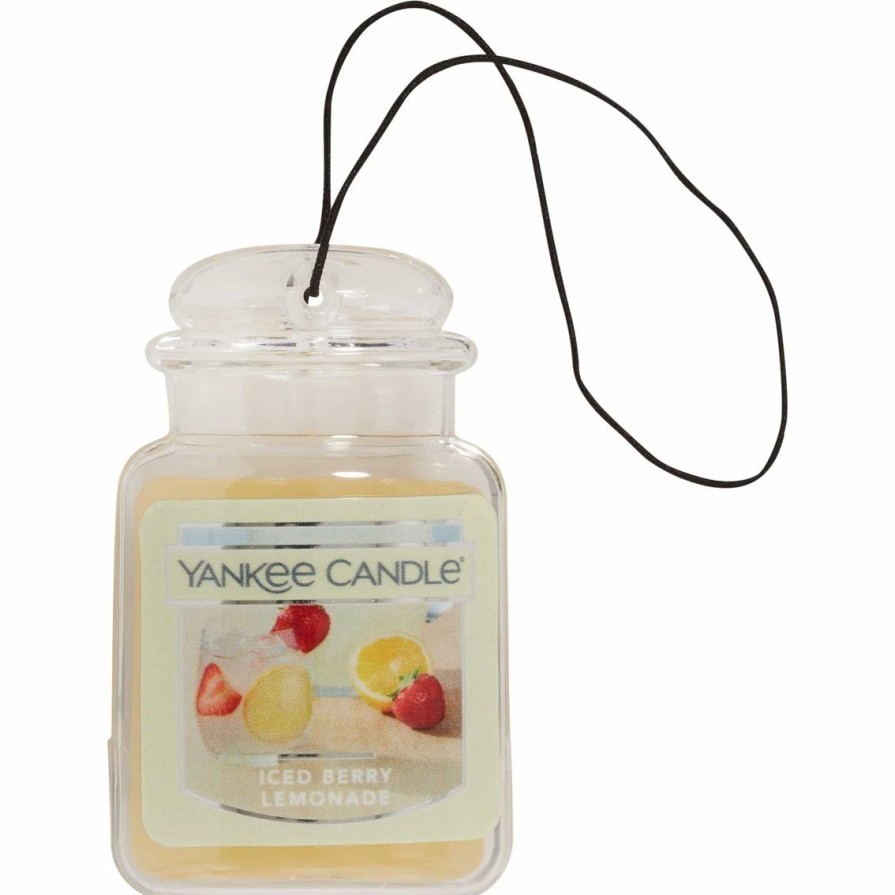 Home Decor * | Top 10 Yankee Candle Iced Berry Lemonade Car Jar Ultimate