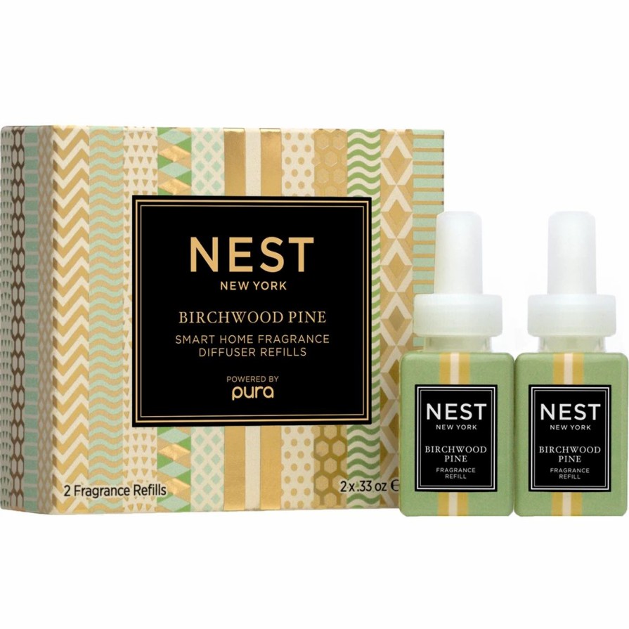 Home Decor * | Deals Nest New York Birchwood Pine Refill Duo For Pura Diffuser