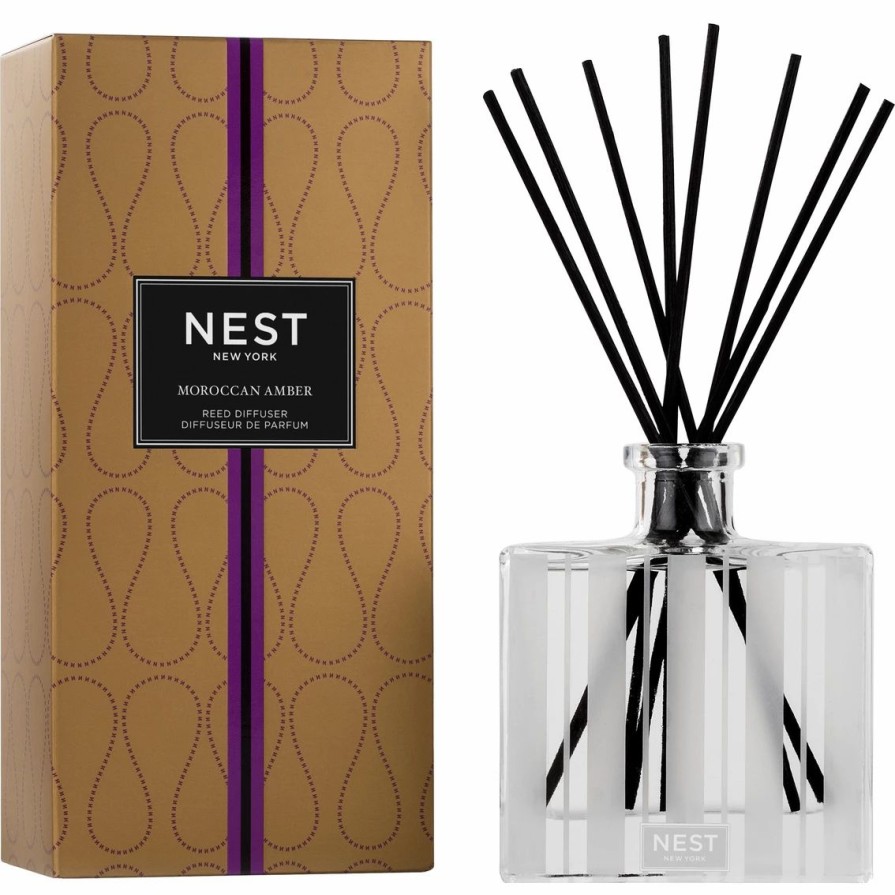 Home Decor * | Hot Sale Nest New York Nest Fragrances Moroccan Amber Reed Diffuser