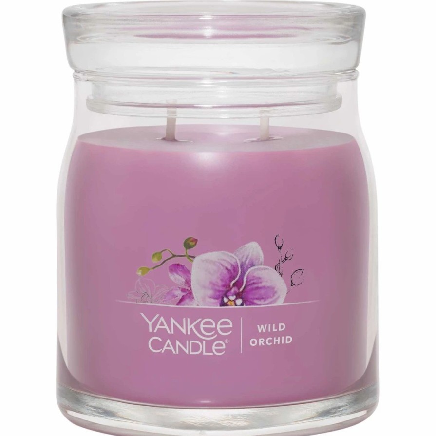 Home Decor * | Top 10 Yankee Candle Wild Orchid Signature Medium Jar Candle