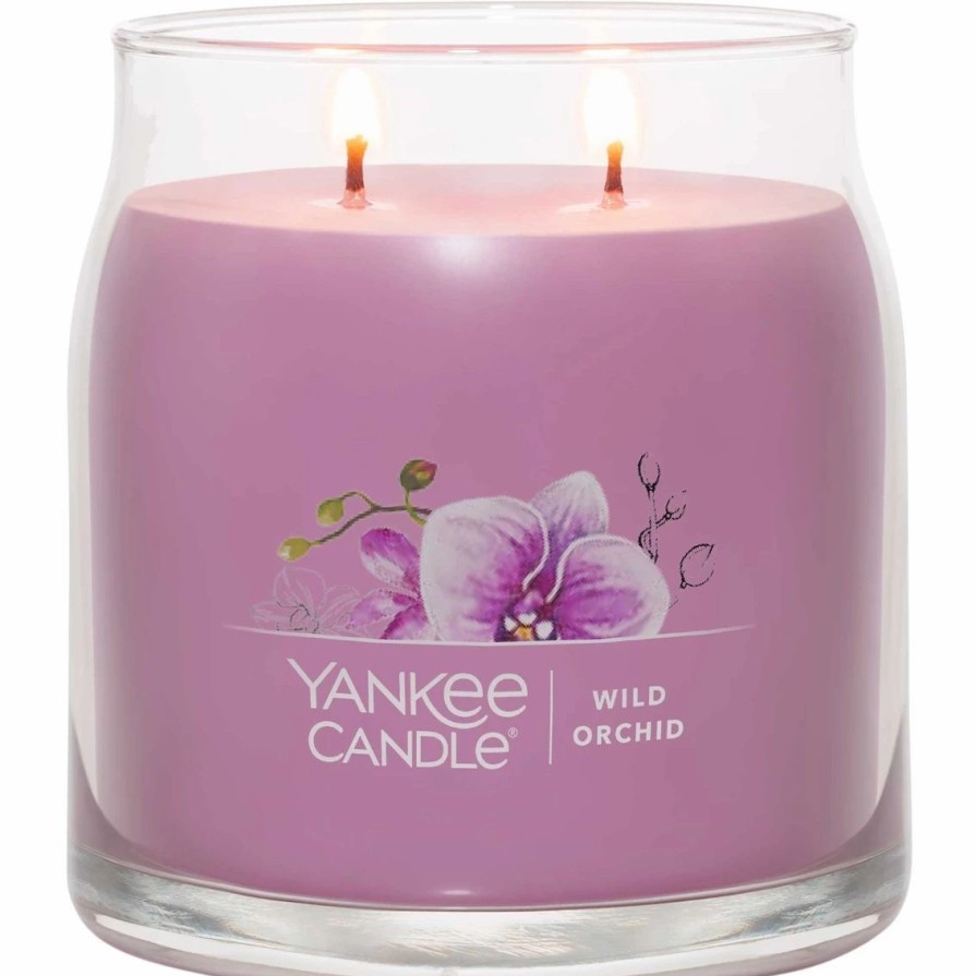 Home Decor * | Top 10 Yankee Candle Wild Orchid Signature Medium Jar Candle