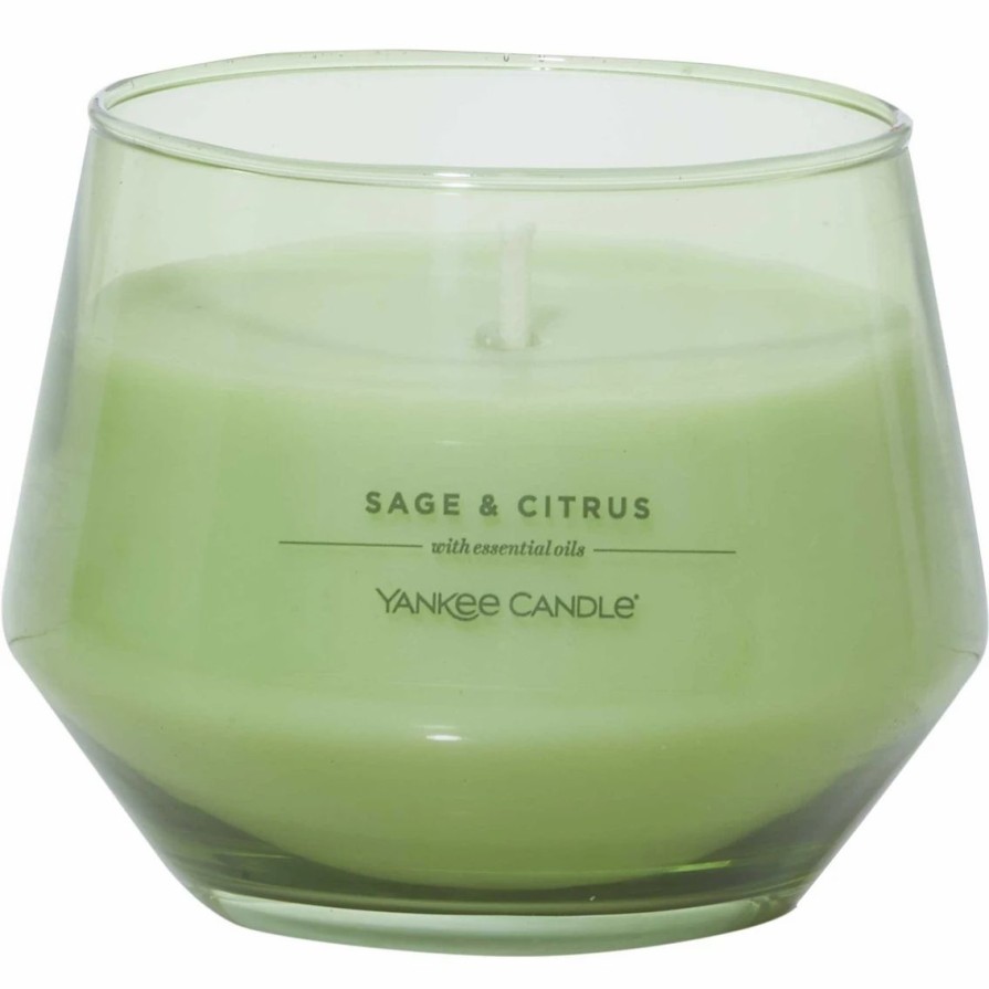 Home Decor * | Hot Sale Yankee Candle Studio Collection Medium Sage & Citrus Candle