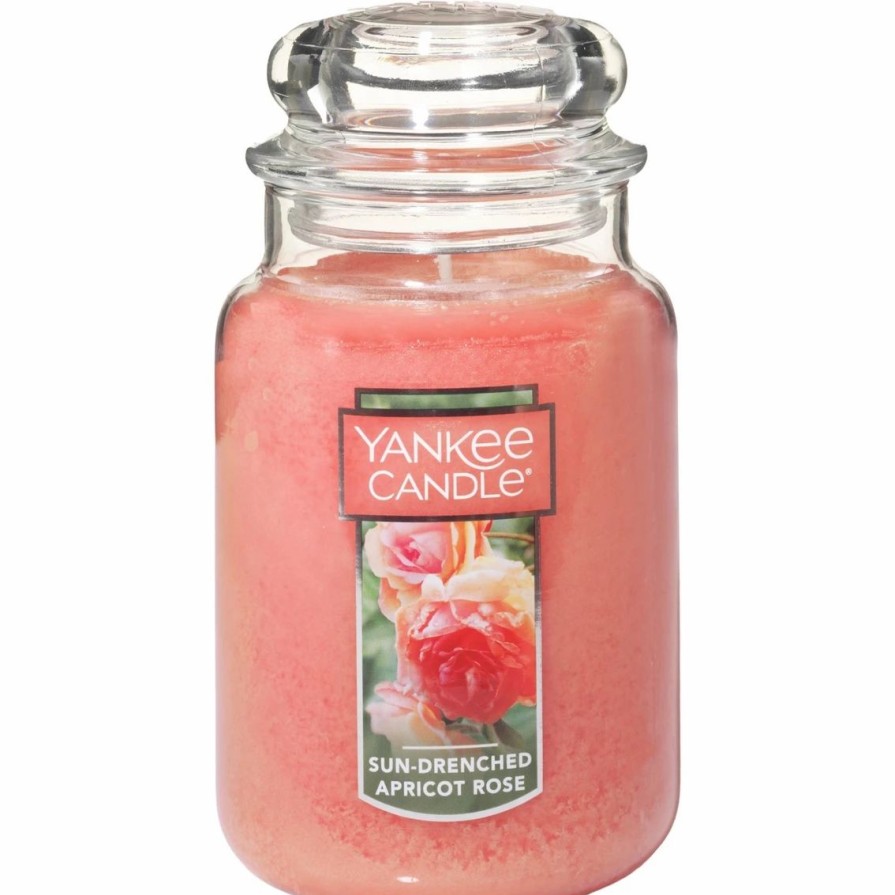 Home Decor * | Hot Sale Yankee Candle Sun Drenched Apricot Rose Large Jar Candle