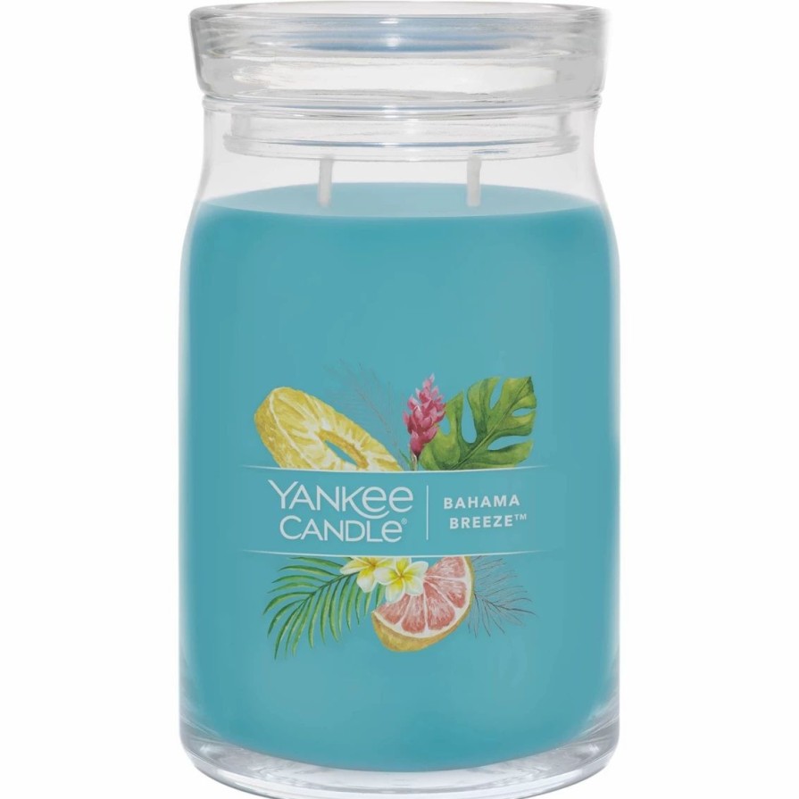 Home Decor * | New Yankee Candle Bahama Breeze Signature Large Jar Candle