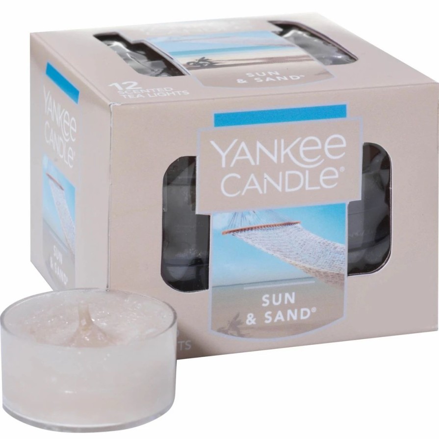 Home Decor * | Best Pirce Yankee Candle Sun & Sand Tea Light 12 Pk.