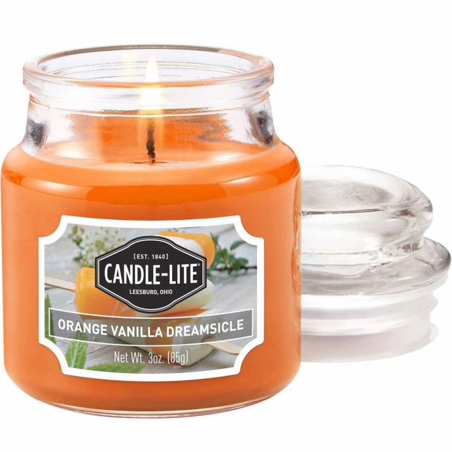 Home Decor * | Best Pirce Candle-Lite Orange Vanilla Dreamsicle 3 Oz. Jar Candle