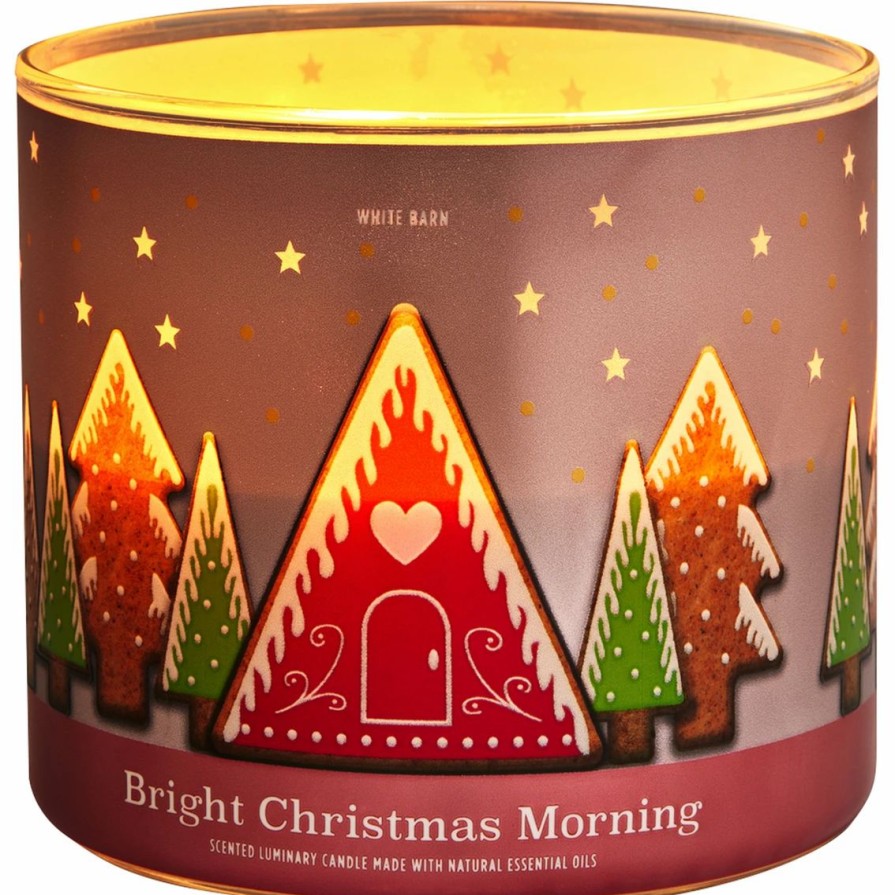 Home Decor * | Hot Sale Bath & Body Works Night Before Christmas Bright Christmas Morning 3-Wick Candle