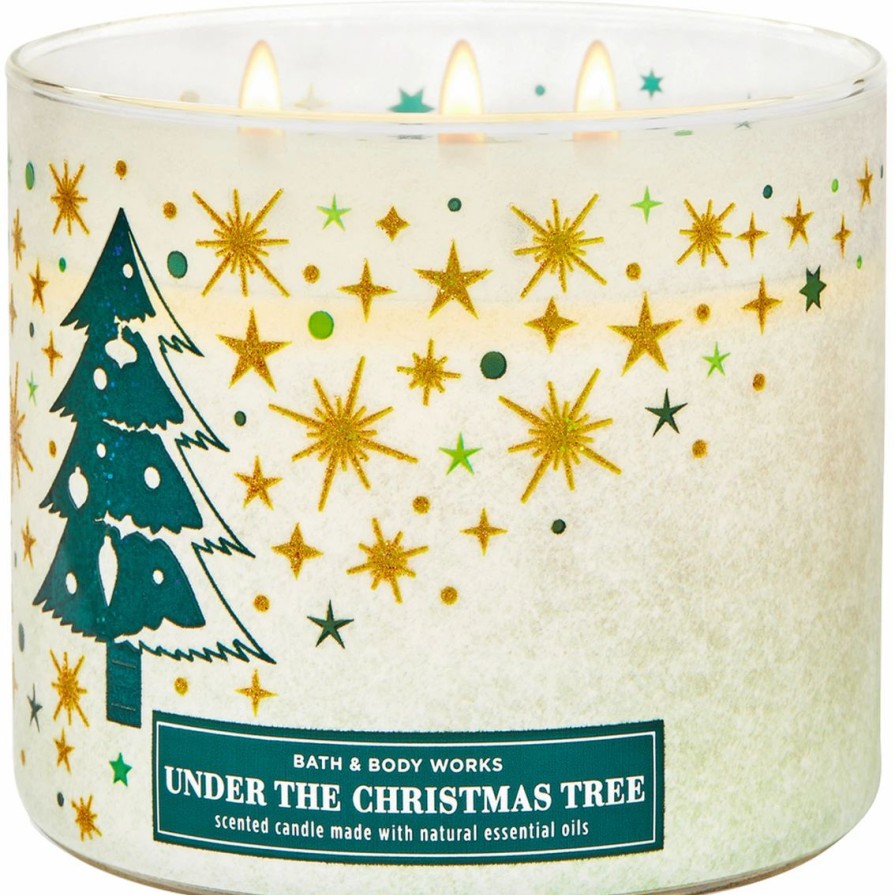 Home Decor * | Discount Bath & Body Works Nutcracker Decor 3 Wick Candle Under The Christmas Tree