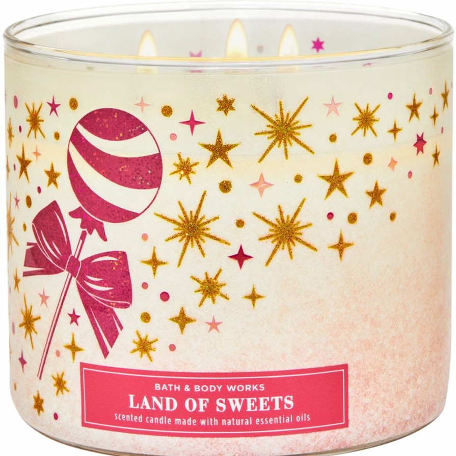 Home Decor * | Promo Bath & Body Works Nutcracker Decor 3-Wick Candle, Land Of Sweets