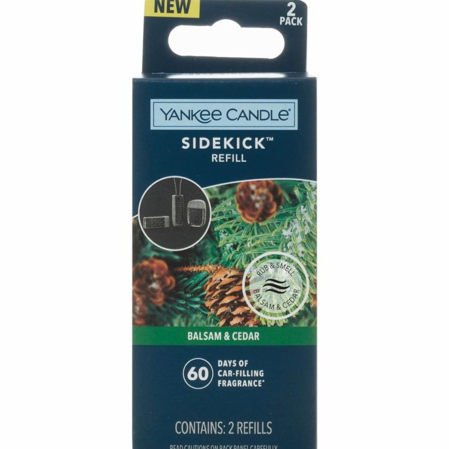 Home Decor * | Best Pirce Yankee Candle Balsam And Cedar Sidekick Universal Refill