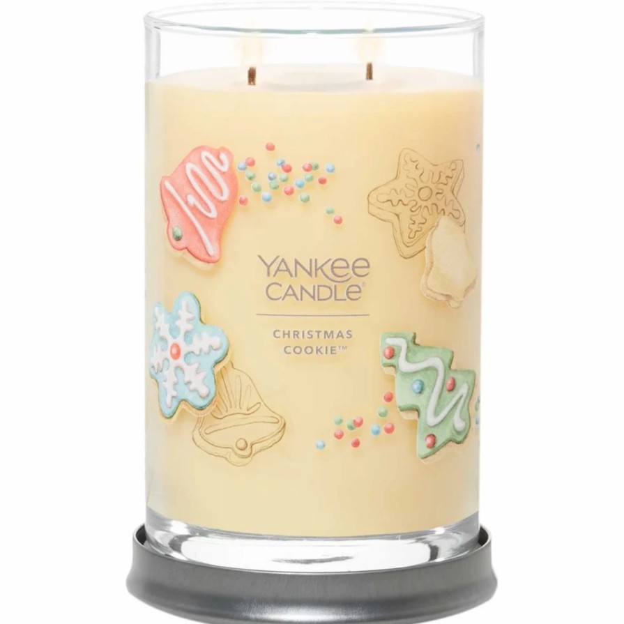 Home Decor * | Best Sale Yankee Candle Christmas Cookie Signature Large Tumbler Candle