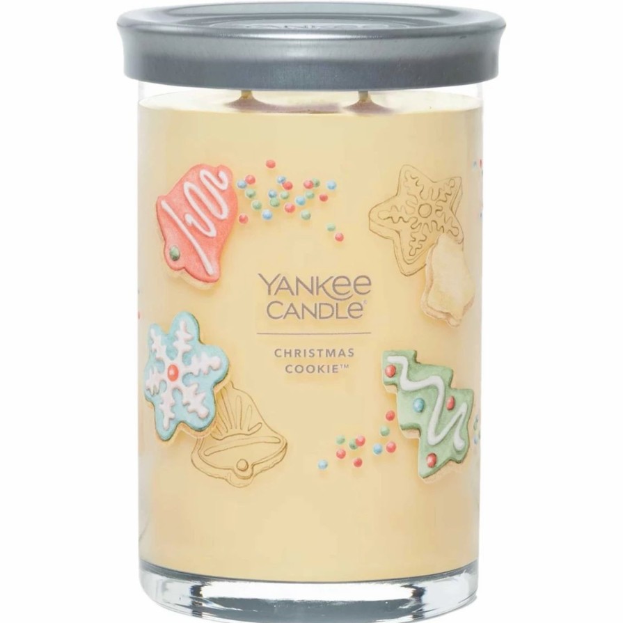 Home Decor * | Best Sale Yankee Candle Christmas Cookie Signature Large Tumbler Candle