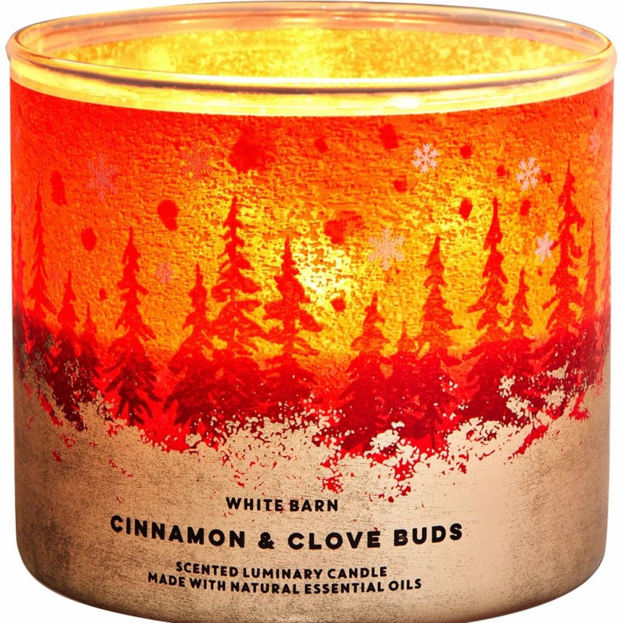 Home Decor * | Cheap Bath & Body Works Night Before Christmas Cinnamon & Clove Buds 3-Wick Candle