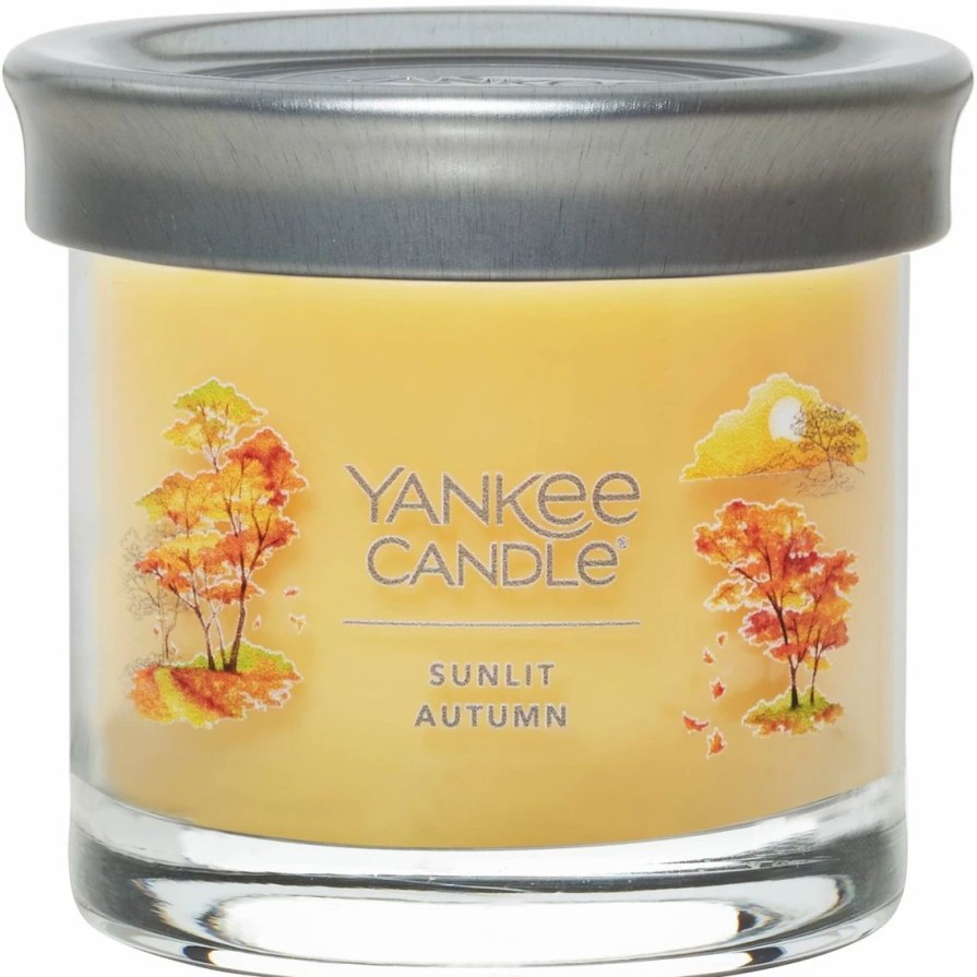 Home Decor * | Cheapest Yankee Candle Sunlit Autumn Signature Small Tumbler Candle