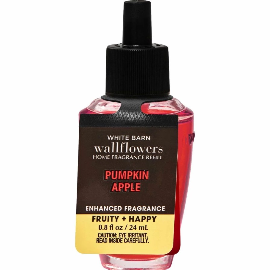 Home Decor * | Best Sale Bath & Body Works Bath & Body Works Pumpkin Apple Wallflowers Fragrance Refill