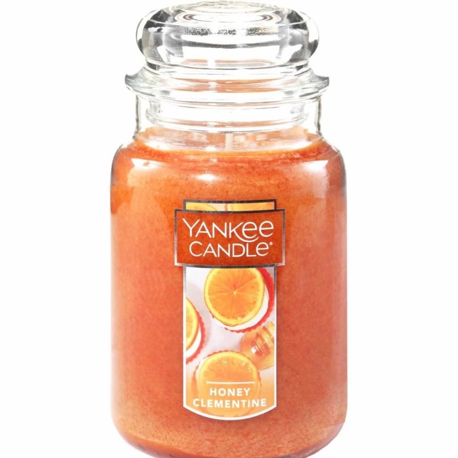 Home Decor * | Budget Yankee Candle Honey Clementine Large Classic Jar Candle