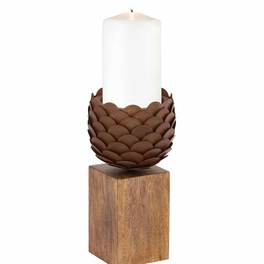 Home Decor * | Wholesale Dimond Home 11 In. Cone Candle Holder