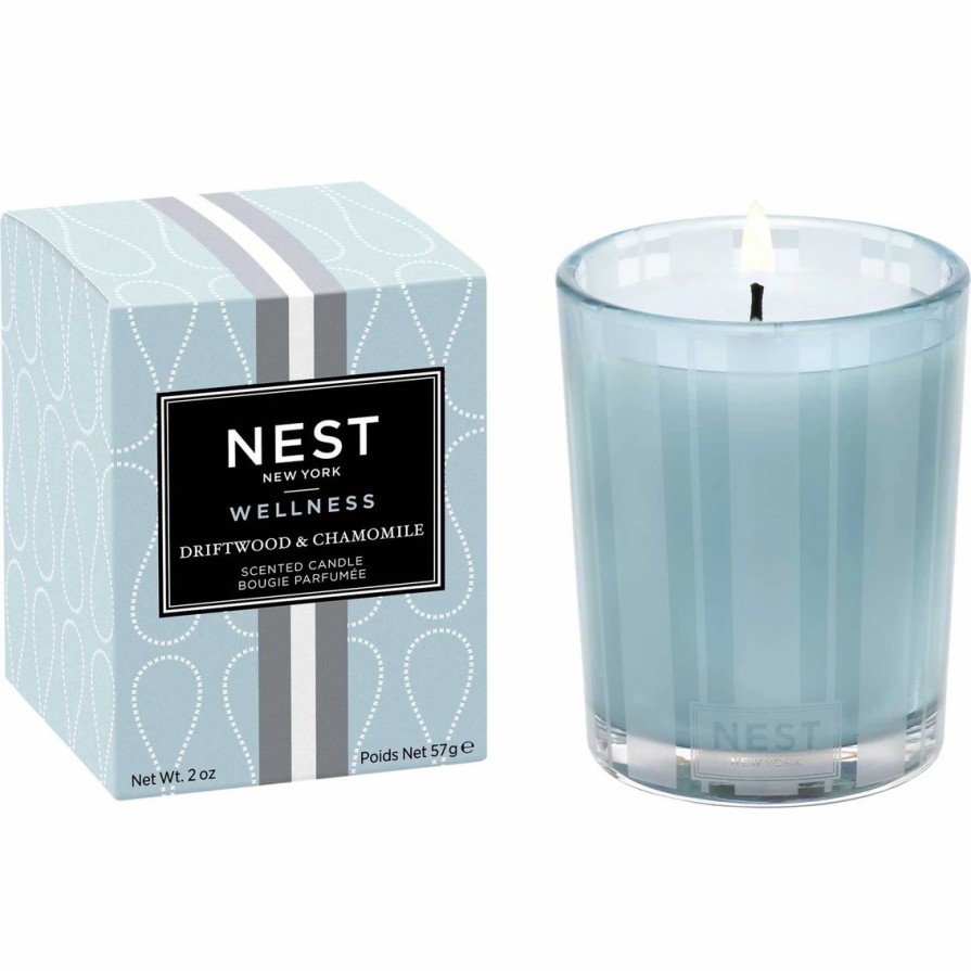 Home Decor * | Discount Nest Fragrances New York Driftwood And Chamomile Votive Candle