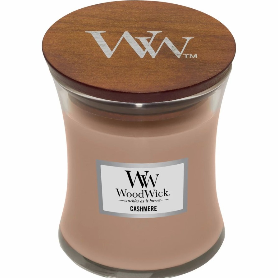 Home Decor * | Cheap Woodwick Cashmere Medium Hourglass Candle