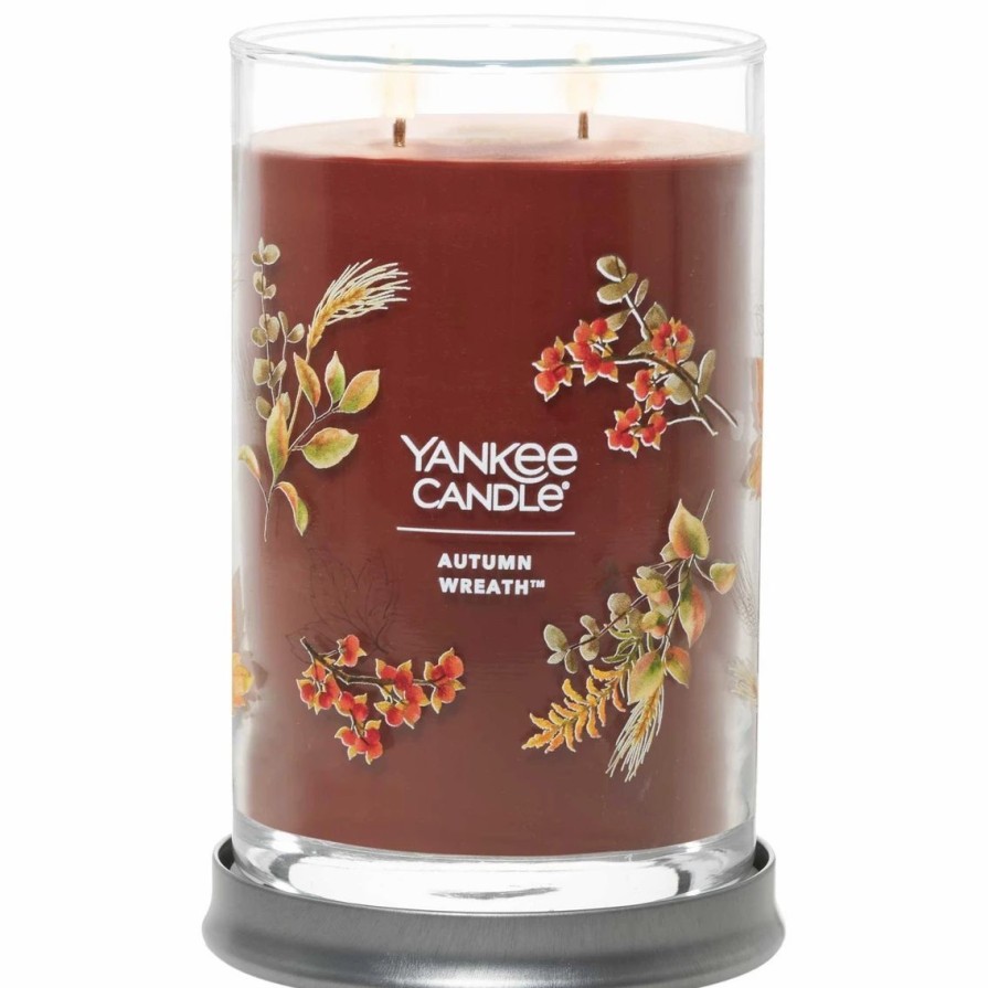 Home Decor * | Discount Yankee Candle Autumn Wreath Signature Large Tumbler Candle