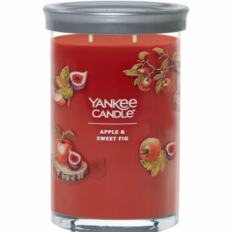 Home Decor * | Top 10 Yankee Candle Apple Sweet Fig Signature Large Tumbler Candle