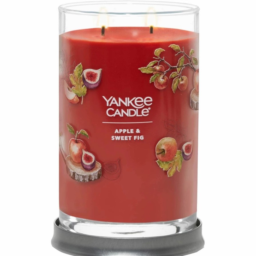 Home Decor * | Top 10 Yankee Candle Apple Sweet Fig Signature Large Tumbler Candle