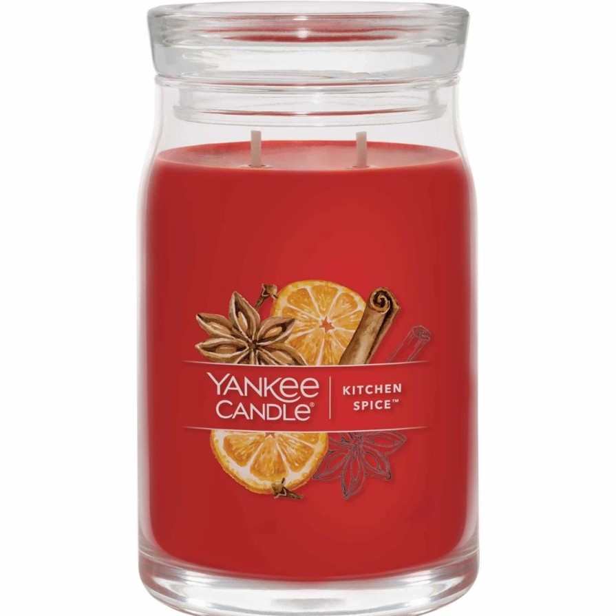 Home Decor * | Outlet Yankee Candle Large Kitchen Spice Signature Jar Candle