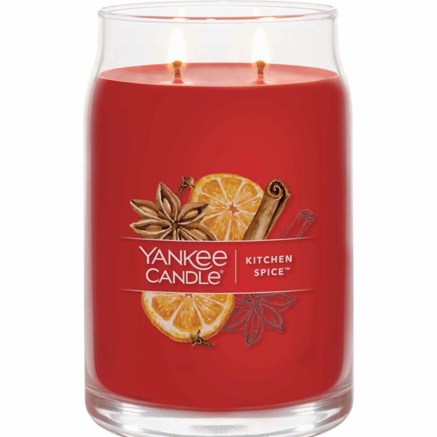 Home Decor * | Outlet Yankee Candle Large Kitchen Spice Signature Jar Candle