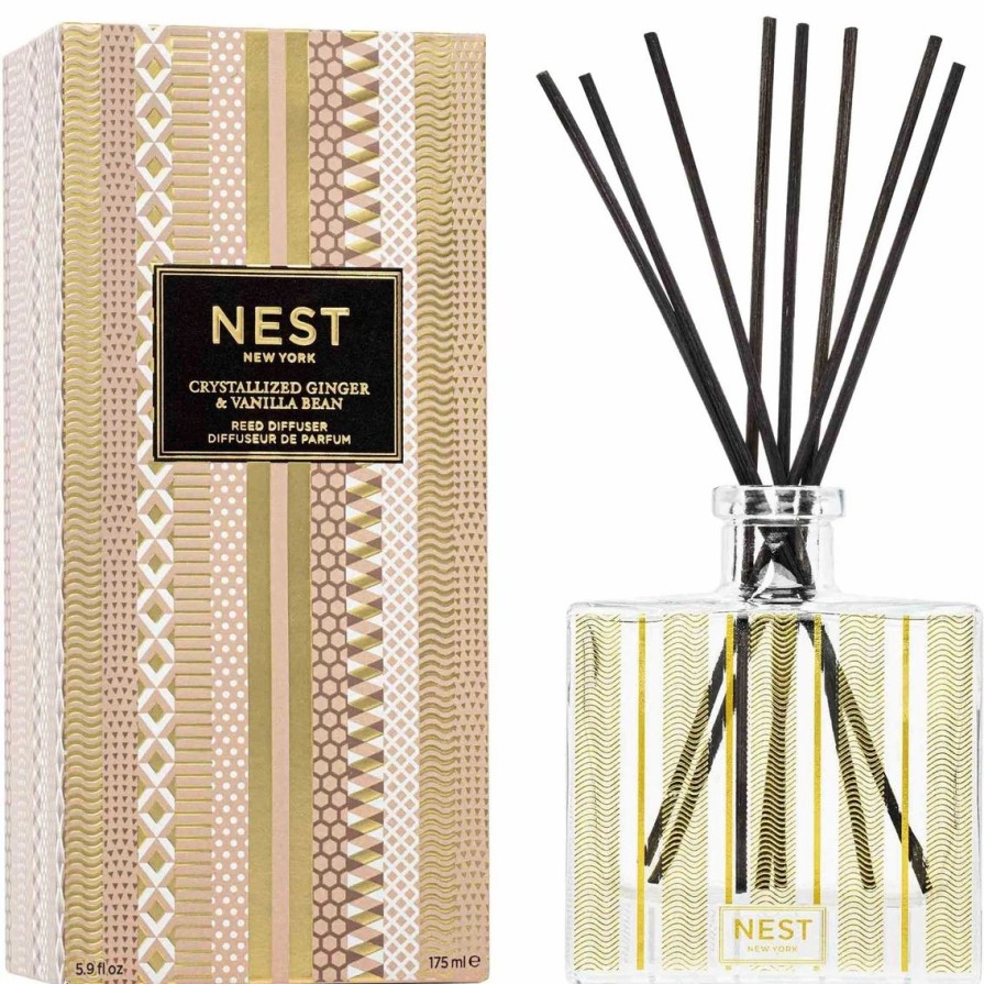 Home Decor * | Best Sale Nest New York Crystallized Ginger & Vanilla Bean Reed Diffuser