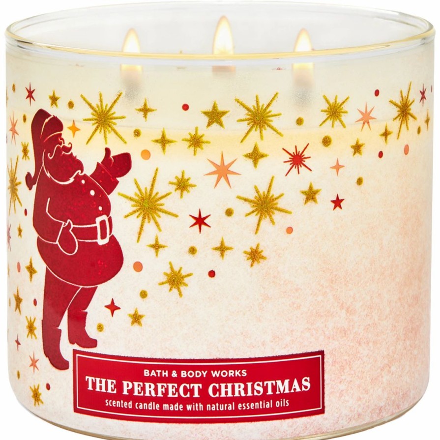 Home Decor * | Outlet Bath & Body Works Nutcracker Decor 3 Wick Candle The Perfect Christmas