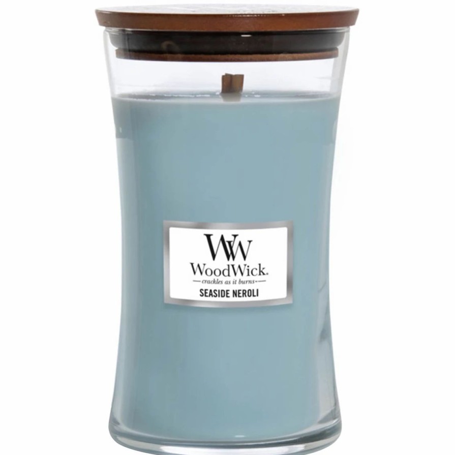 Home Decor * | Hot Sale Woodwick Seaside Neroli Large Hourglass Candle