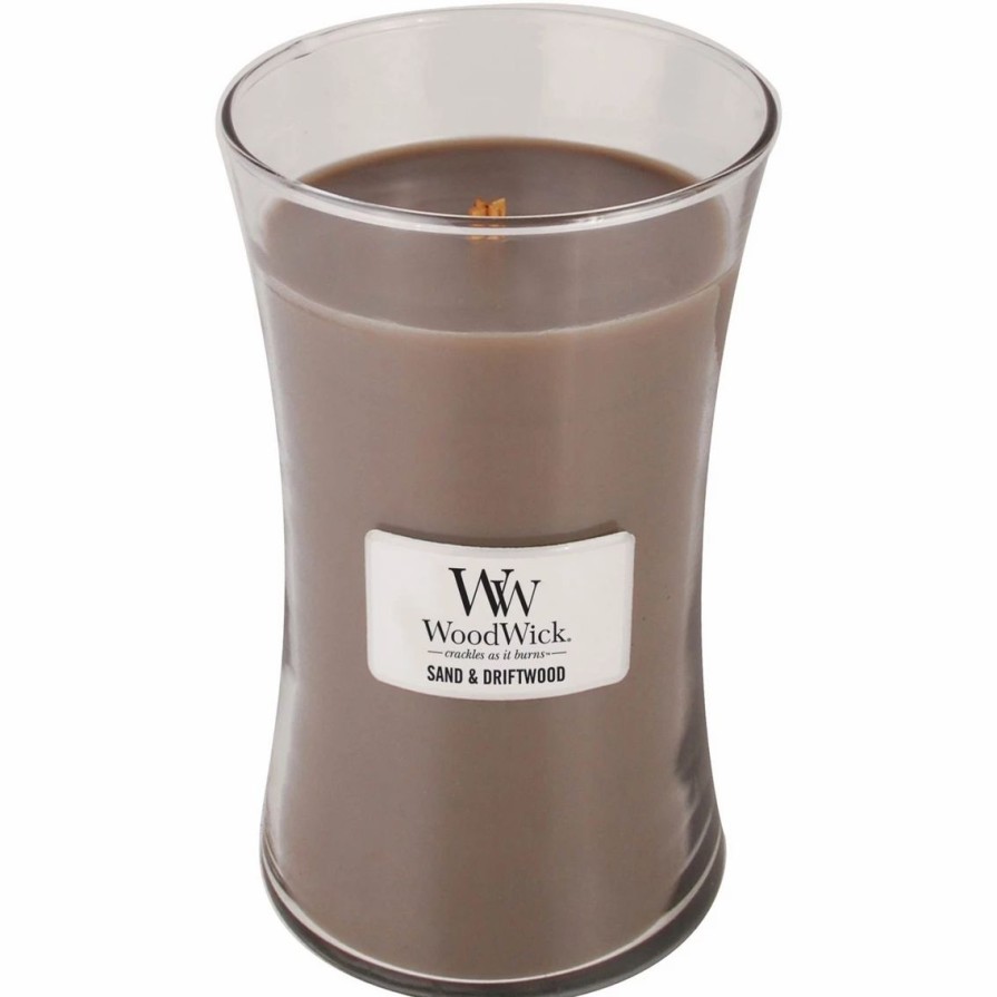 Home Decor * | Budget Woodwick Hearthwick Flame Sand & Driftwood